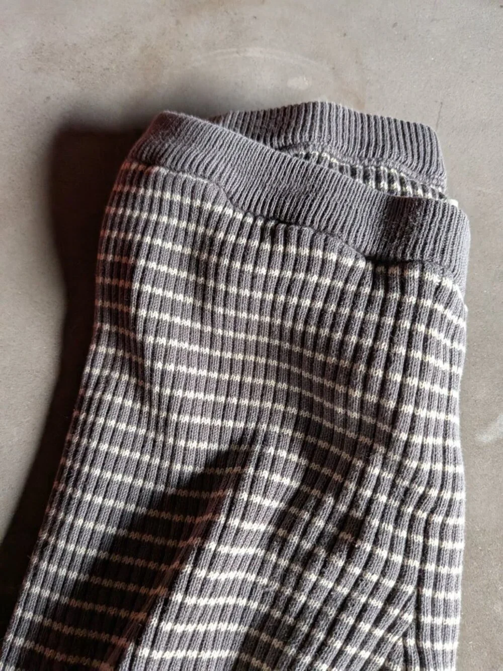 Konges Sløjd Meo Knit Pants - Magnet Houndstooth (Size 7-8Y)